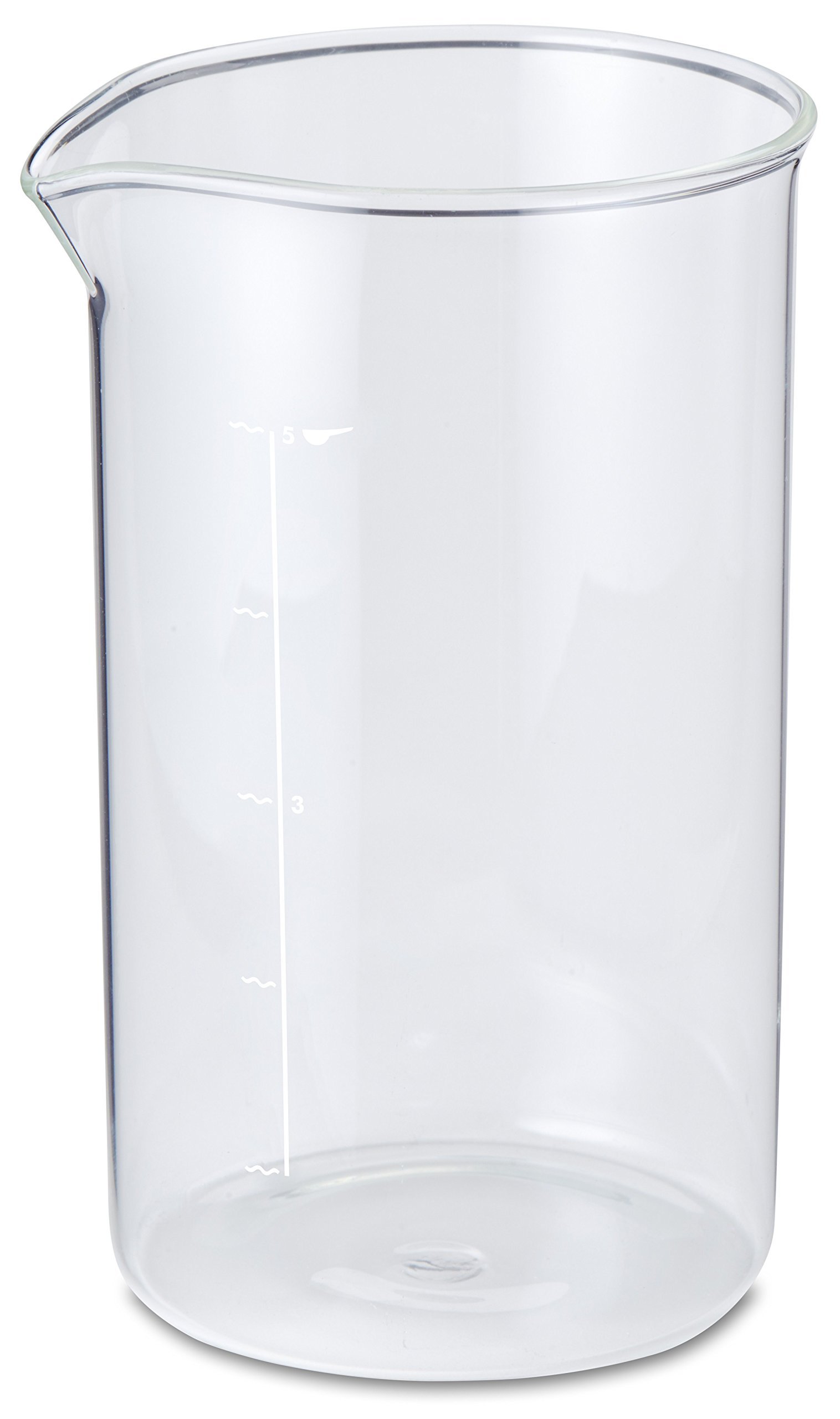 aerolatte Spare/Replacement Glass Beaker/Carafe for 5-Cup / 600 ml French Presses/Cafetières