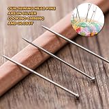 SenZee Sewing Pins 1000 Pcs Stainless Steel 1in Dressmaking Straight Head view 4