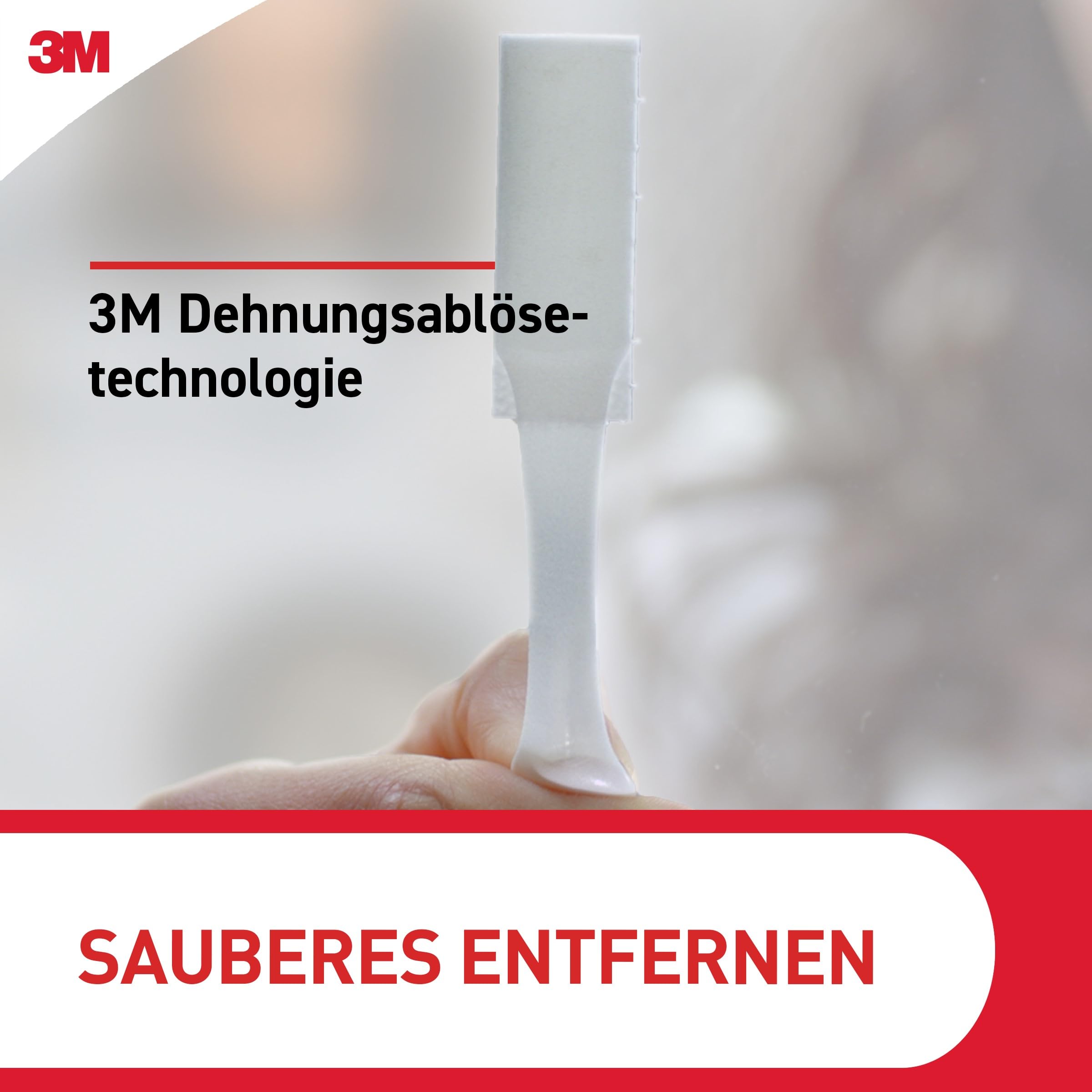 Command Klebestreifen, Vorteilspack 4x2 Mittel und 8x2 Größe L (24 Strips), Weiß - Bilder Aufhängen ohne Bohren, Streifen halten bis zu 7 kg, Rückstandsfreies Ablösen 8