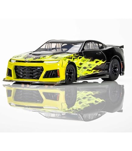 Amazon.com: AFX/Racemasters Camaro ZL1 2021 Wildfire Black/Lime