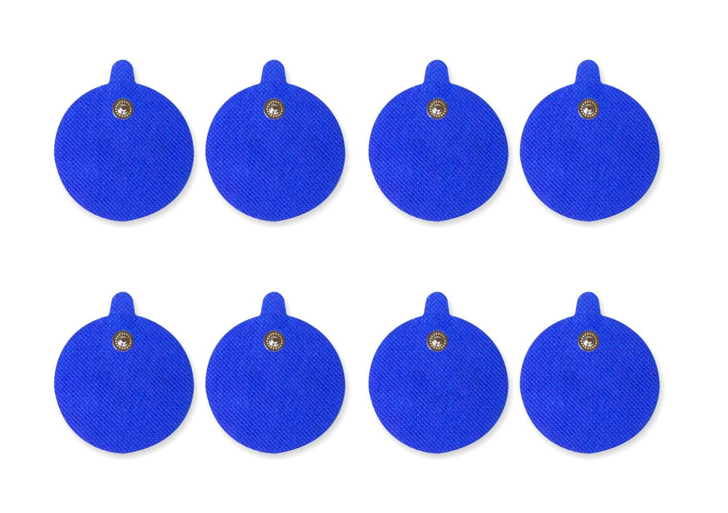 Med-Fit RC360 TENS Machine Pads - 60mm Round Stud Replacement Pads Fit All Medfit Painless TENS Models – Pack of 8 TENS Pads in Total