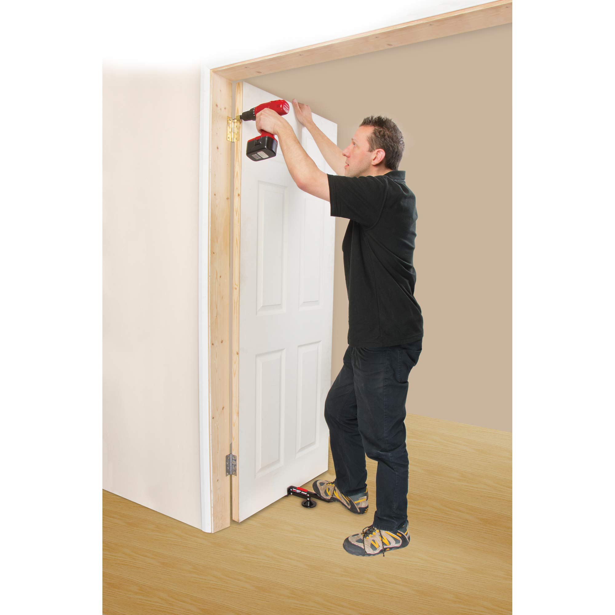 Trend Swivel-Type Door and Board Lifter, Hands-Free Support for Your Projects, Black, D/LIFT/B