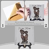 Buioata Engraved Acrylic Plaque Gifts for Mum - From Son Birthday view 9