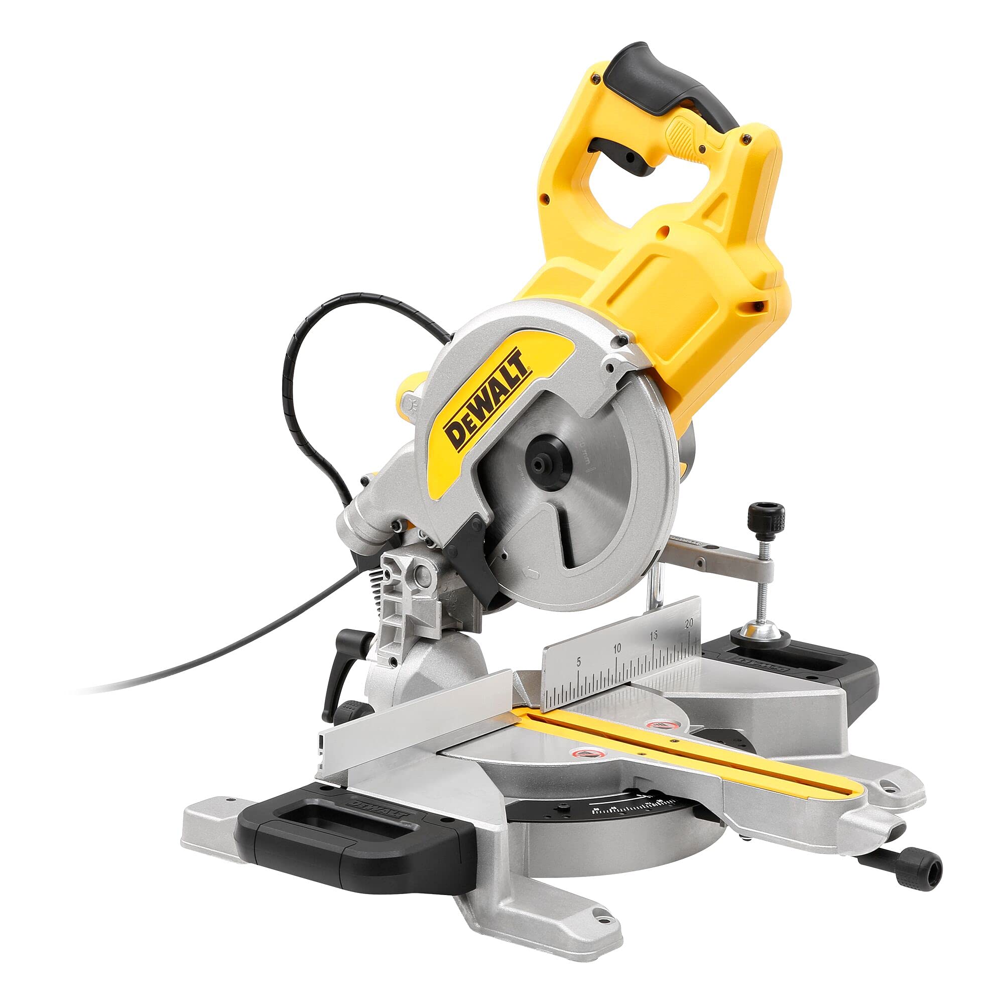 DeWalt DEWDWS777 216 mm 1600 W 240 VXPS Crosscut Mitre Saw - Yellow