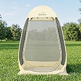 Lenotos Pop Up Screen House, 6'x6' Outdoor Screen Tent for Camping, Screened Gazebo with Mosquito Netting, Carry Bag