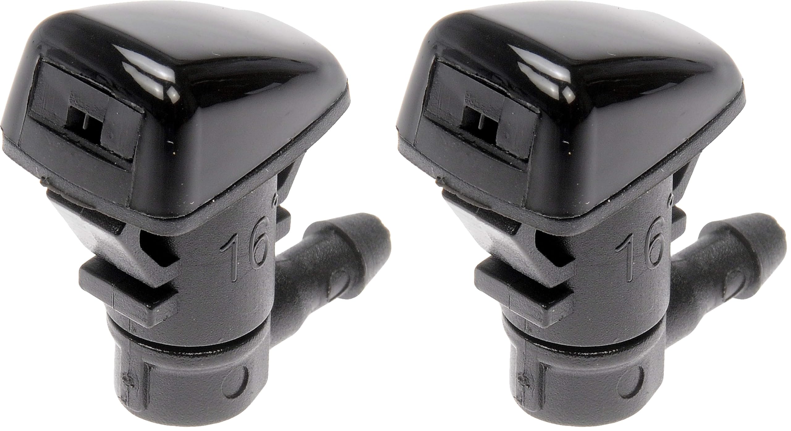 Dorman 58112 Boquilla para limpiaparabrisas compatible con modelos seleccionados de Jeep/Mitsubishi (paquete de 2)