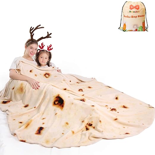 Buy mermaker Burritos Blanket 2.0 Double Sided for Adult and Kids