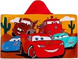 Disney Cars Hooded Towel 100% Cotton Kids Poncho Beach Bath Wrap view 3