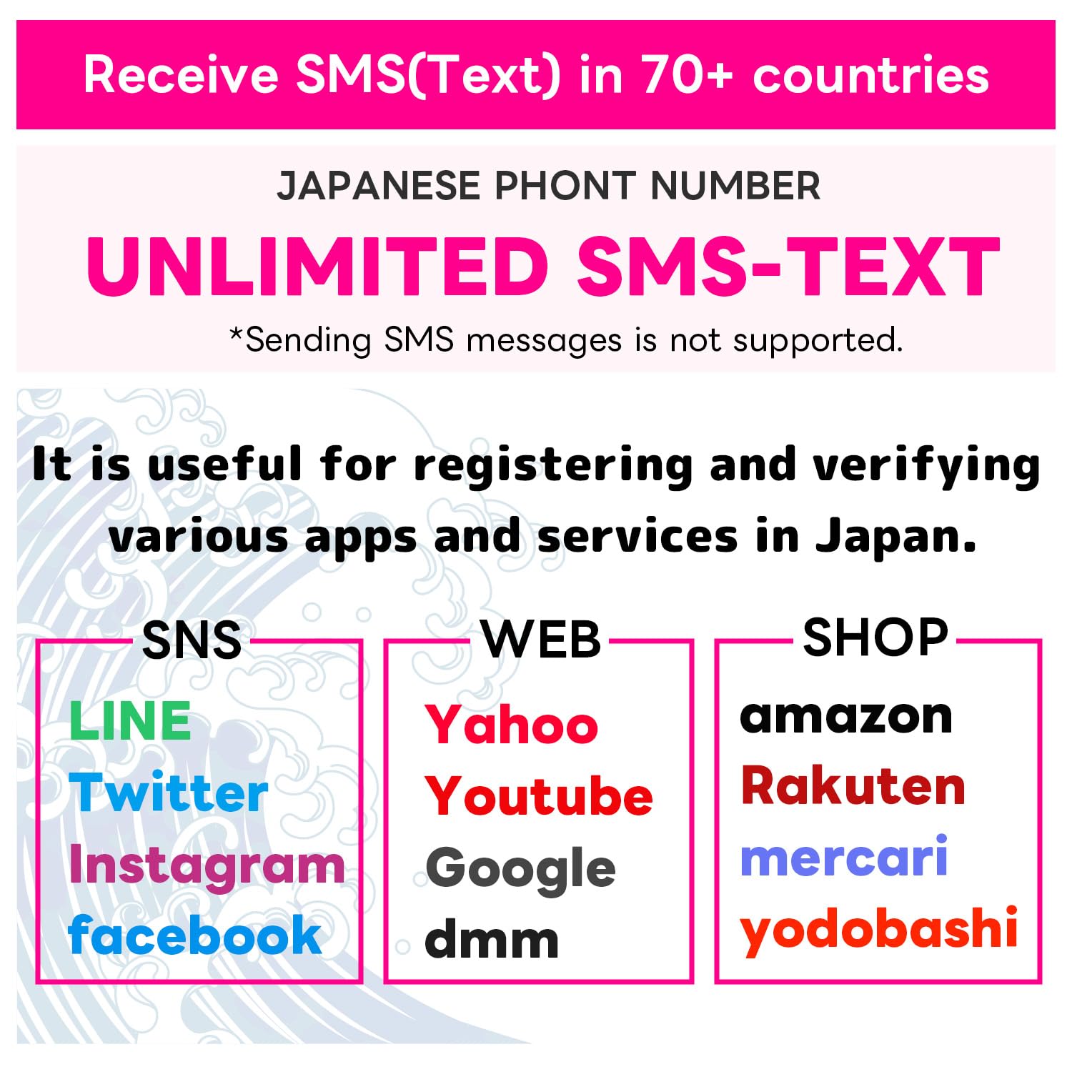 Japan Rakuten Mobile Prepaid SIM Card w/Text(SMS) to 73+ Countries, 1Year Plan, 3GB/mo. in Japan (Global 1GB/mo.), Quick Activation, 3-in-1 Triple-Cut SIM Card