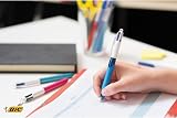 BIC 4 Colour Multicolour Grip Pens Retractable Pack of 3 view 2