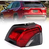 Huray Left Outer Tail Light for Toyota RAV4 2019-2024 Driver Side | Taillight Rear Lamp Assembly Replacement for TO2804148 815600R090