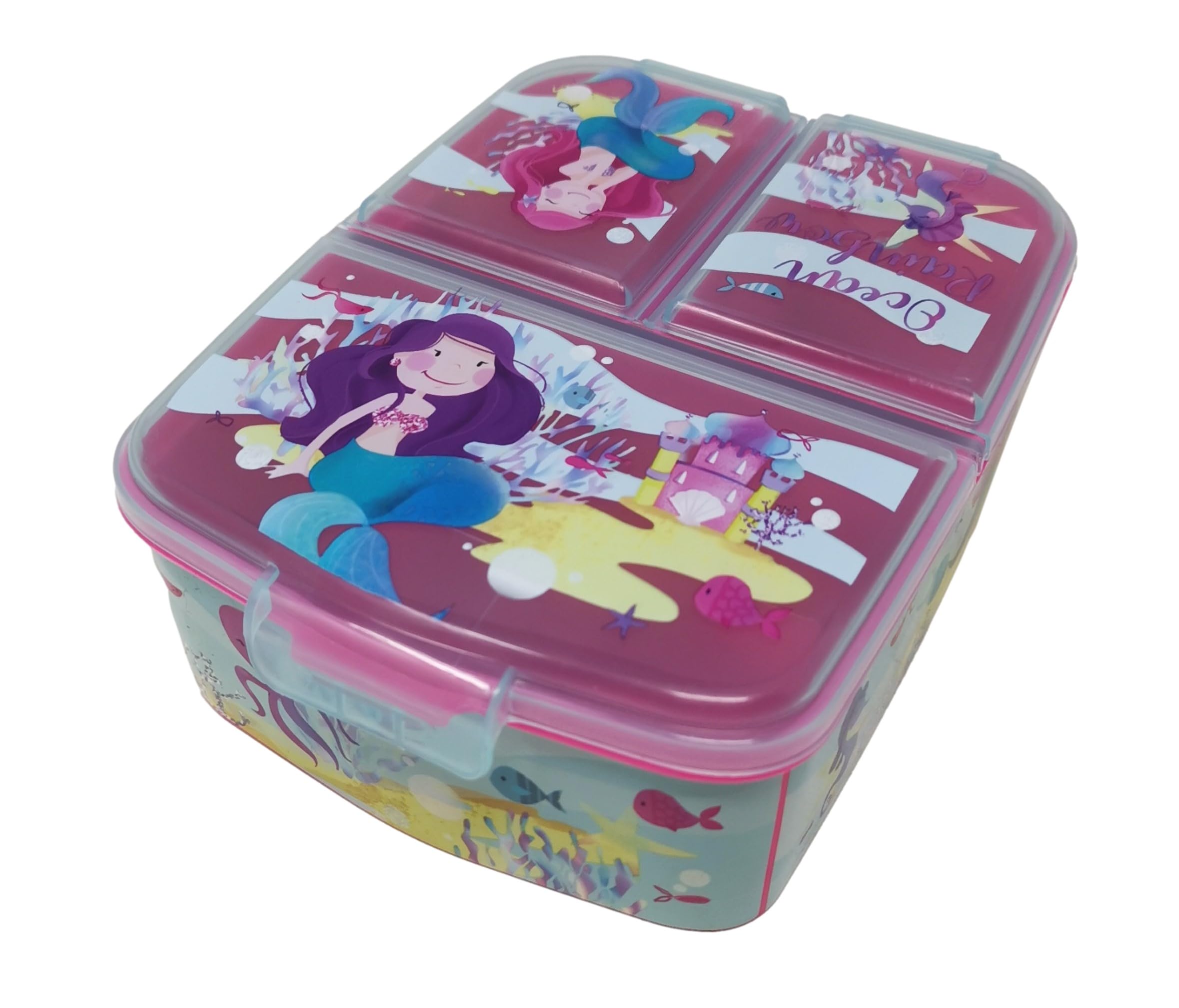 Theonoi Lunch Box Children's Lunch Box Sandwich Box for Children - Mermaid
