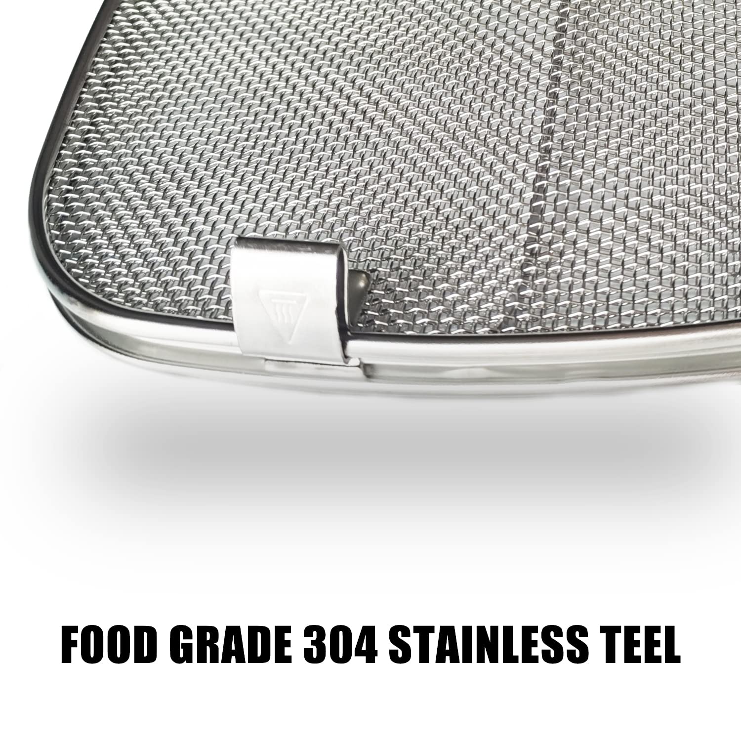 Stainless Steel Splatter Shield Replacement for Ninja Foodi AG301, Air Fryer Accessories for Ninja Foodi 5-in-1 Indoor Grill, Replacement Parts for Ninja AG300, AG300C,AG302 (For AG301 Series)