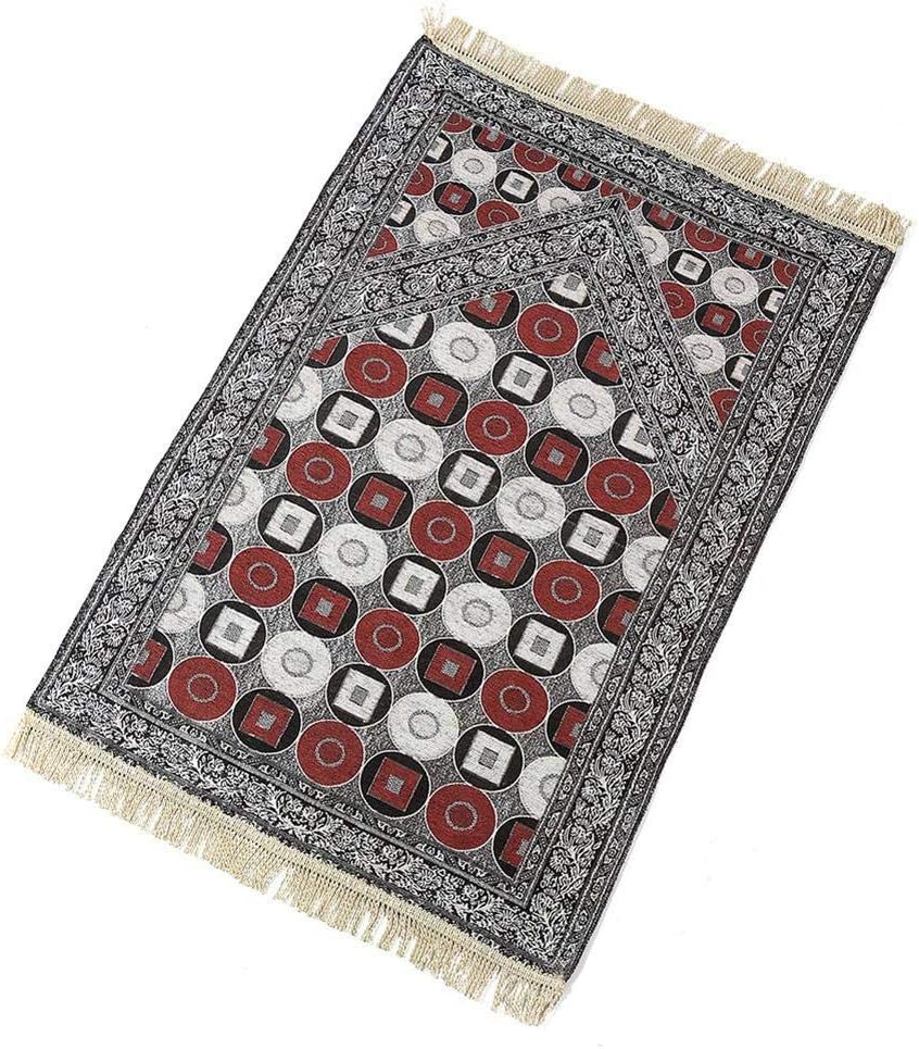QUUY Islamic Prayer Rug, Portable Waterproof Prayer Mat Light Travel Pocket Prayer Rug Carpet Mat Tapestry Home Decoration