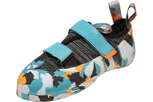 ZHENSI Climbing Shoes Men Women Professional Bouldering Training Shoes Lightweight Beginners Kids Rock Climbing Shoes