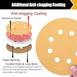BOSHCRAFT 30 Pcs Sanding Discs, 400 Grit 5 Inch