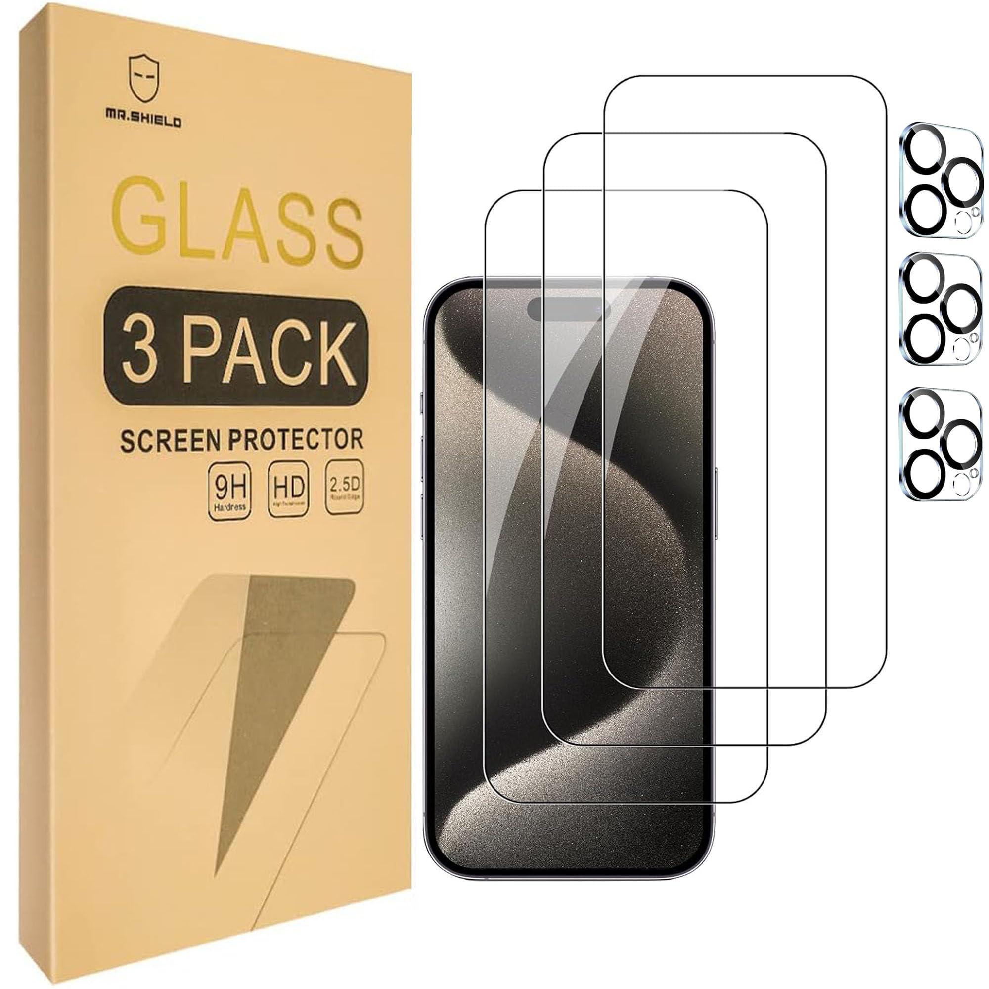 vbsyuwsa (3 Pack) for iPhone 15 Pro Max Screen