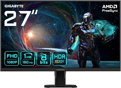GS27F2 27" Monitor da Gioco FHD - 1920 x 1080, 240Hz, 1ms, 300 cd/m², FreeSync, HDR Ready, HDMI 2.0, Displayport 1.4