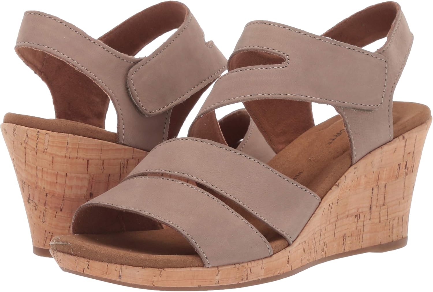 rockport briah wedge sandal black