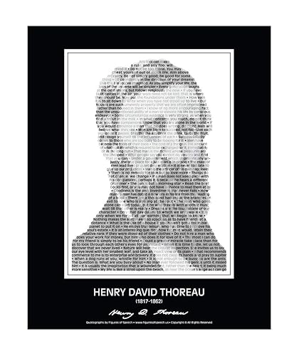 Amazon Com Inspirational Henry David Thoreau Quotes Poster Henry David Thoreau Print Made Of Henry David Thoreau Quotes Wall Art Home Decor 11 X 14 Unframed Handmade