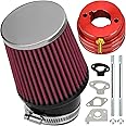 CILOYU 62mm Air Filter Adapter Kit Replacement for Baja DoodleBug DB30 Coleman RB100 Mini Bike 79cc 97cc 105cc 2.5hp 2.8hp Engine Motovox MBX10 MBX11 Monster Mega Moto MMB80 Lifan Parts Accessories