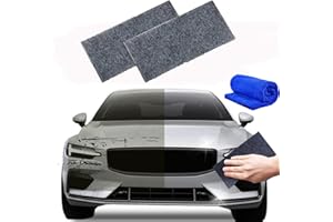 XILIWUS 2/4/6/8 Pcs Breath Green Nano Sparkle Cloth Car Scratch Remover, Nanotape, Nano Sparkle Cloth Car Scratch Remover for Vehicles Car Paint Light Deep Scratches Repai (Two)