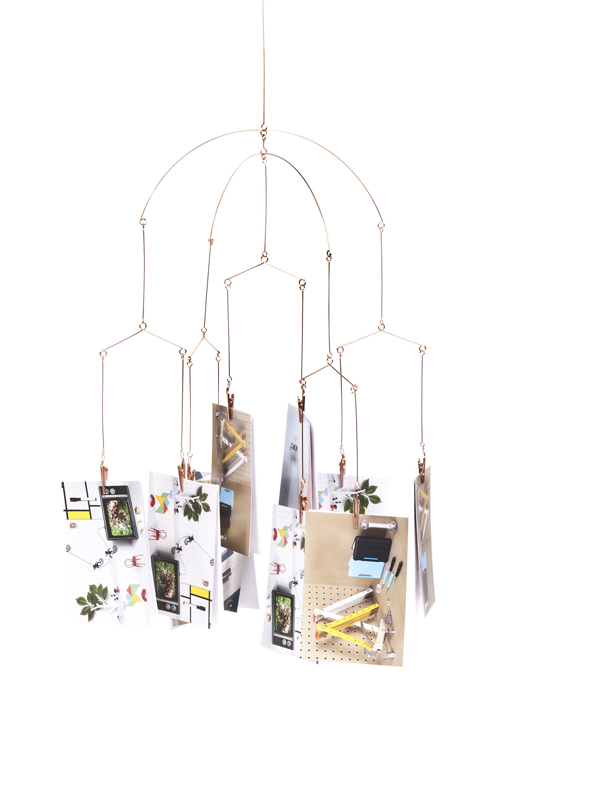 Kikkerland Mobile Photo Clip Fan, Copper