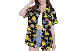 ACEPRINTS Funny Hawaiian Shirts for Women Gifts for Women Womens Casual Hawaiian Shirt for Women Hawaiian Shirts