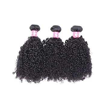 Amazon Com 3b 3c Kinky Curly Hair Human Hair Bundles Brazilian
