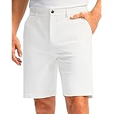 Soothfeel Men's Golf Shorts with 5 Pockets Stretch Lightweight Quick Dry 9 Inch Flat Front Casual Work Dress Shorts for Men
