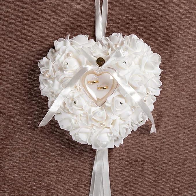 Accessories Shoze Wedding Ring Pillow Heart Shaped Wedding Ring