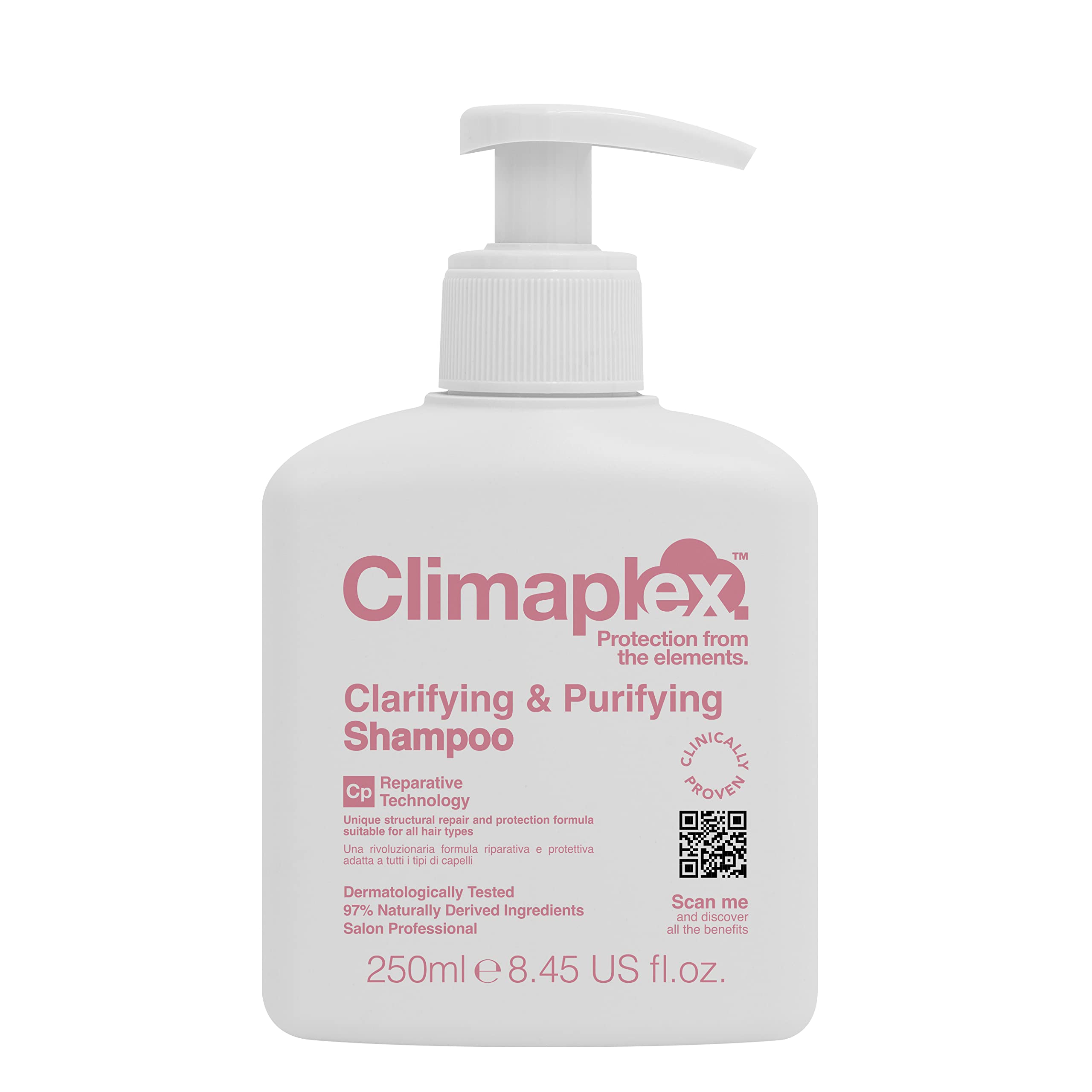 Climaplex Clarifying and Purifying Shampoo For Unisex 8.45 oz Shampoo