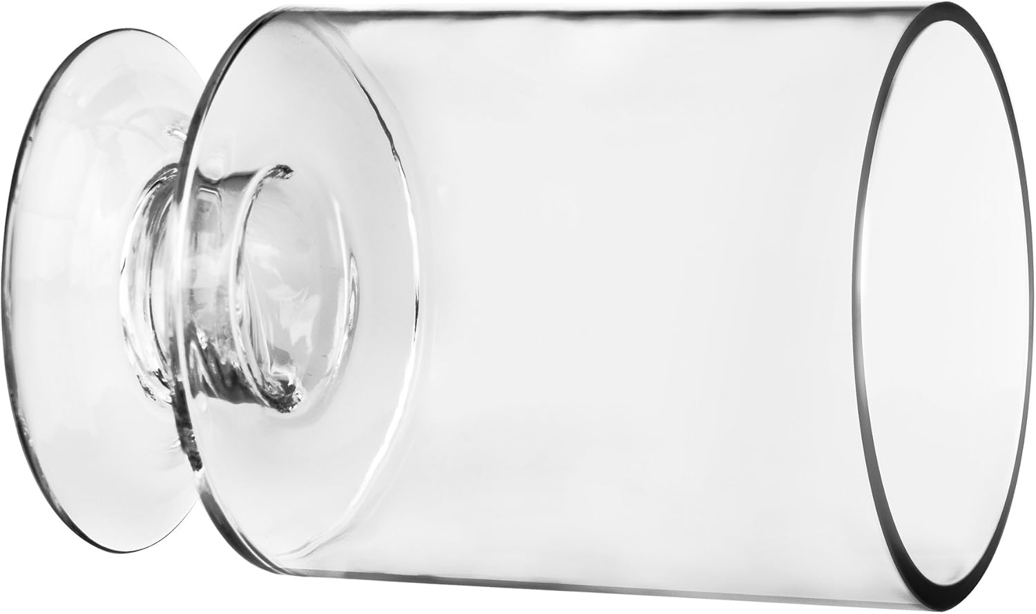 CYS EXCEL Glass Candle Holders, Hurricane Candle Holder, Trifle Dessert Tray, Stemmed Candle Holder (Series (1) 3.75" Wide x 6" Tall): Home & Kitchen
