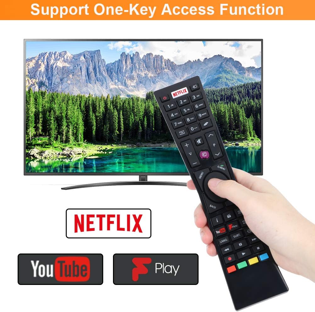 Gvirtue RM-C3231 Remote Control Compatible with JVC Smart 4K LED TV 23342620 LT24C656 LT-24C656 LT24C661 LT-24C661 LT32C660 LT-32C660 LT32C661- No Setup Required - Image 4
