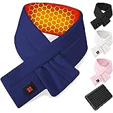 Wulcea Graphene Heated Scarf for Men Women 5V2A 6000mAh Fast Heating Long-Lasting Compact Battery