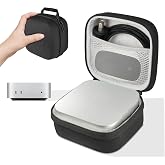 SARLAR Hard Carrying Case Compatible with Apple 2024 Mac mini M4/M4 Pro &amp; Accessories, Portable Protection with Soft Linning &amp; Hard Shell, Ideal for Travel and Storage, Black