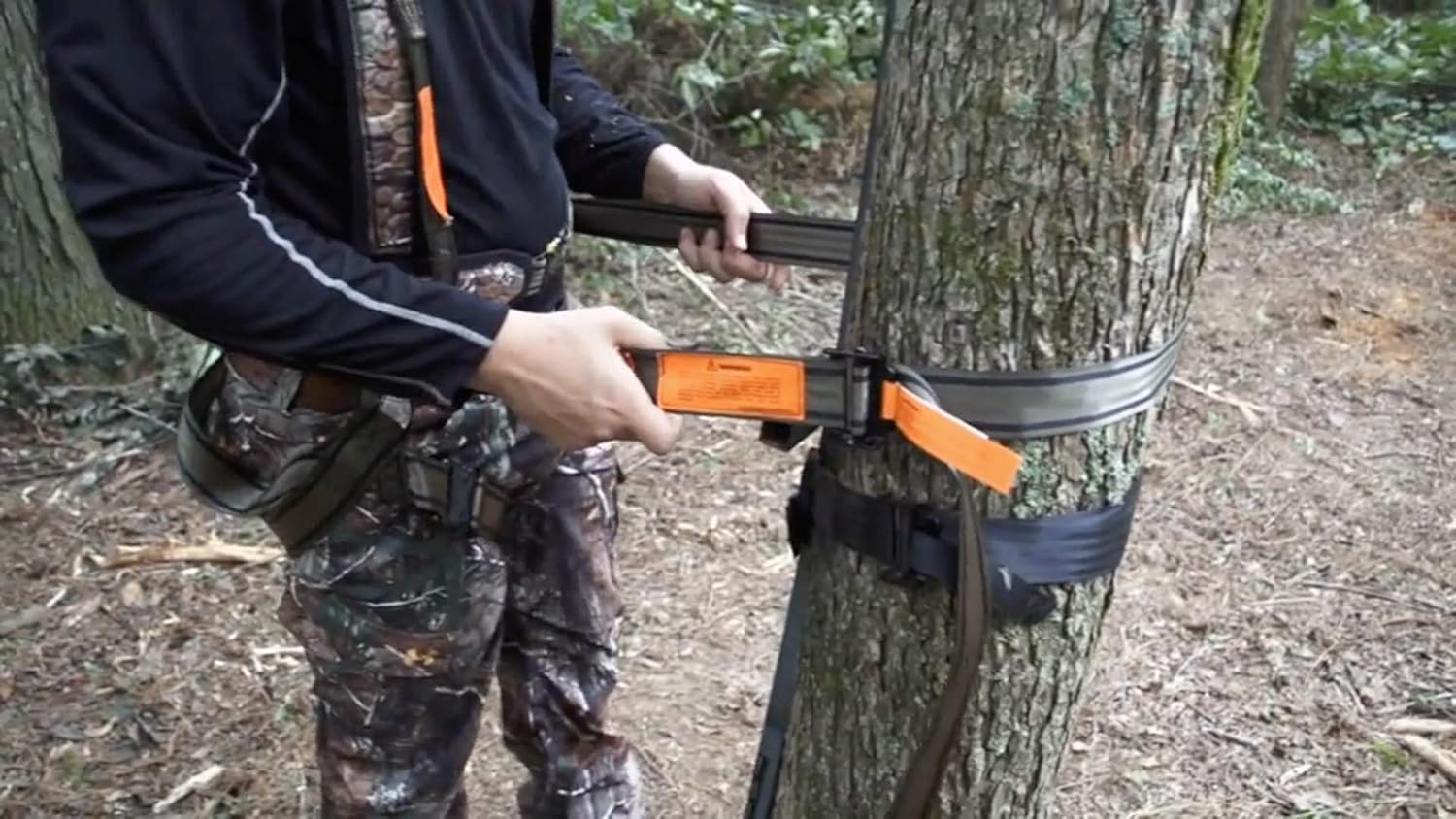 Hunter Safety System LCS Lineman's Climbing Strap, Black Original version : Hunting Safety Belts And Harnesses : Sports & Outdoors