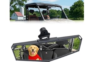 KEMIMOTO Rétroviseur compatible avec CFMOTO UFORCE U10 Pro/Pro XL 2025, réglage multi-angle, dispose d'un montage stable sur 