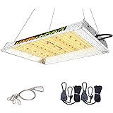 MARS HYDRO TS 600W LED Grow Light 2x2ft Coverage Sunlike Full Spectrum Grow Lamp Plants Growing for Hydroponic Indoor Seeding