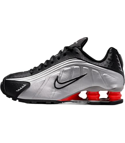 Amazon.com | Nike Shox R4 Big Kids' Shoes (CW2626-005, Metallic