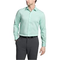 nautica slim fit dress shirt 95 polyester 5 spandex Slim Fit Grid Wrinkle-Resistant Dress Shirt