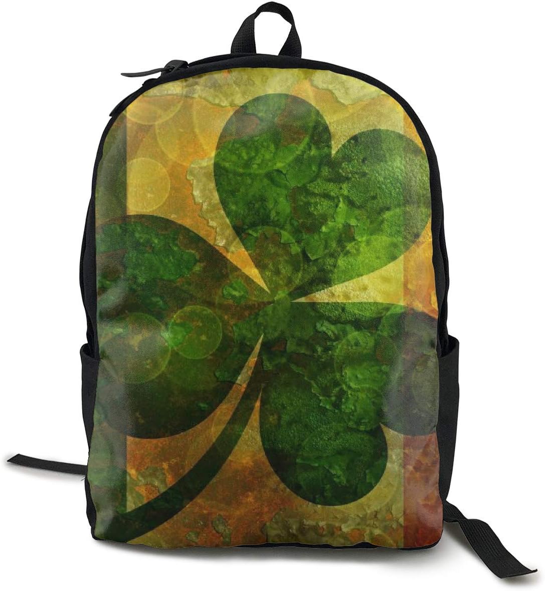 YEGFTSN Flag of Ireland Retro Backpack School Bag Bookbag