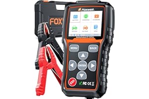 FOXWELL BT705 Plus Car Battery Tester 12V 24V Automotive, 100-2000CCA Battery Load Tester Digital Battery Analyzer Charging S