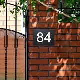 EDSG Personalised Natural Slate House Sign Plaque 15x10cm Door Number UV Printed view 2