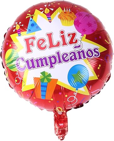 Bestoyard Palloncini In Mylar Per Il Partito Di Aerostati Di Stagnola Di Buon Compleanno Spagnolo Per La Festa Di Compleanno Amazon It Casa E Cucina