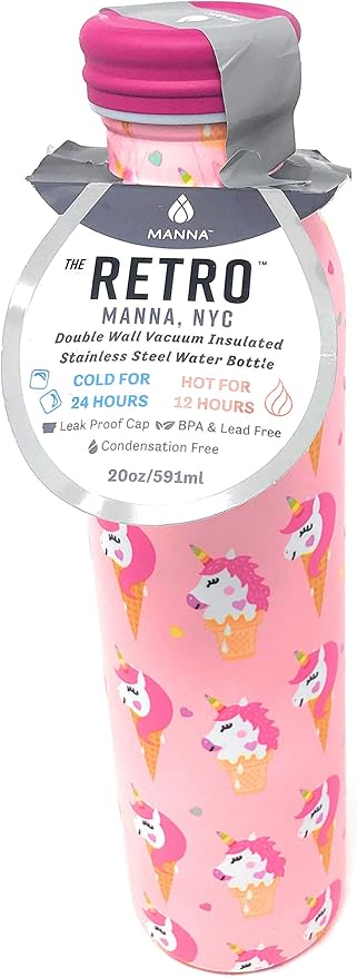 Bouteille Rétro Isotherme Manna De 508 G Sans