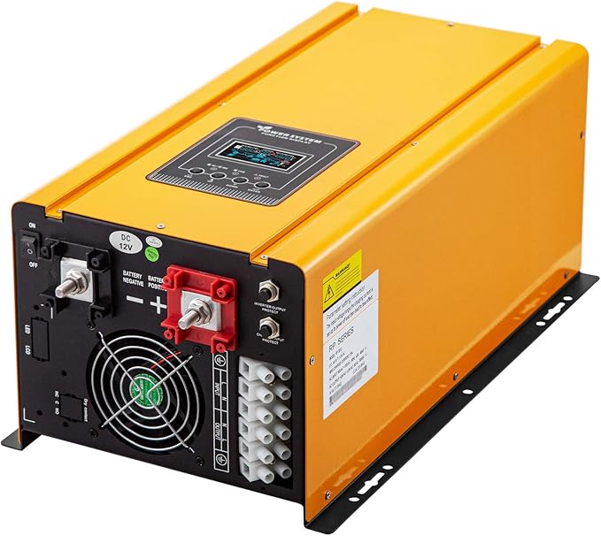 VEVOR Pure Sine Wave Power Inverter 3000W Low Frequency Inverter Peak