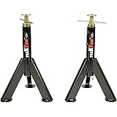 PEAKTOW PTJ0622 Telescopic Trailer RV Camper Stabilizer Jack 6000 Lbs Load Capacity 2PK