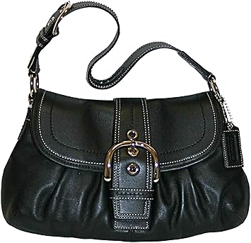 coach pleated leather bag