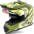 Orthrus DOT Certified Dual Sport Multicam Adventure Motorcycle Helmet UV Protected Visor for Snowmobile ATV Dirt Bike Off Road (Halo,M)